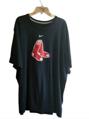 Y2K Nike Dri-fit Boston Red Sox Cooperstown Collection T-Shirt